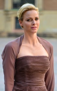Princess Charlene of Monaco at the wedding of Princess Madeleine and Christopher O'Neill in June, 2013