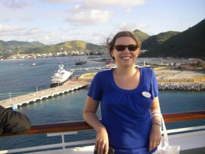 Sailing into St. Maarten in December, 2012