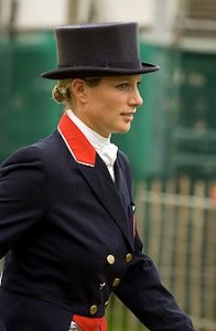 Zara Phillips, daughter of Princess Anne and eldest granddaughter of Queen Elizabeth II