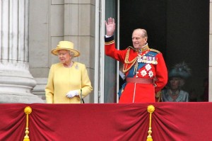 Queen Elizabeth II and Prince Philip, Duke of Edinburgh on the Balcony of Buckingham Palace during the Diamond Jubilee Celebrations