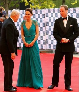 The Duke and Duchess of Cambridge at a 2012 Olympic Gala