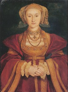 Portrait of Henry VIII's 4th wife, Anna of Cleves by Hans Holbein