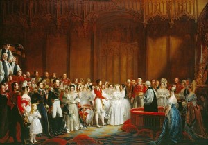 George Hayter's painting of the wedding of Queen Victoria to Prince Albert