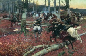 "A Scene from the Caucasian War" by Franz Alekseyevich Roubaud