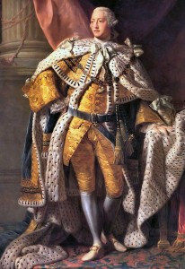 King George III in his coronation robes