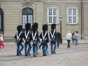 The Changing of the Guard outside the Amalienborg Palace, Copenhagen