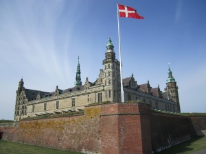 Kronborg Castle in Helsingør, Denmark