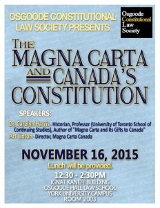 Magna Carta Osgoode Law